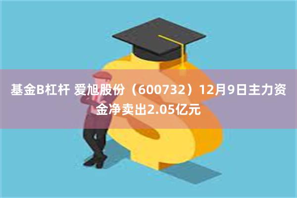 基金B杠杆 爱旭股份（600732）12月9日主力资金净卖出2.05亿元